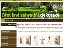 Tablet Screenshot of garten-holz-dekoration.com